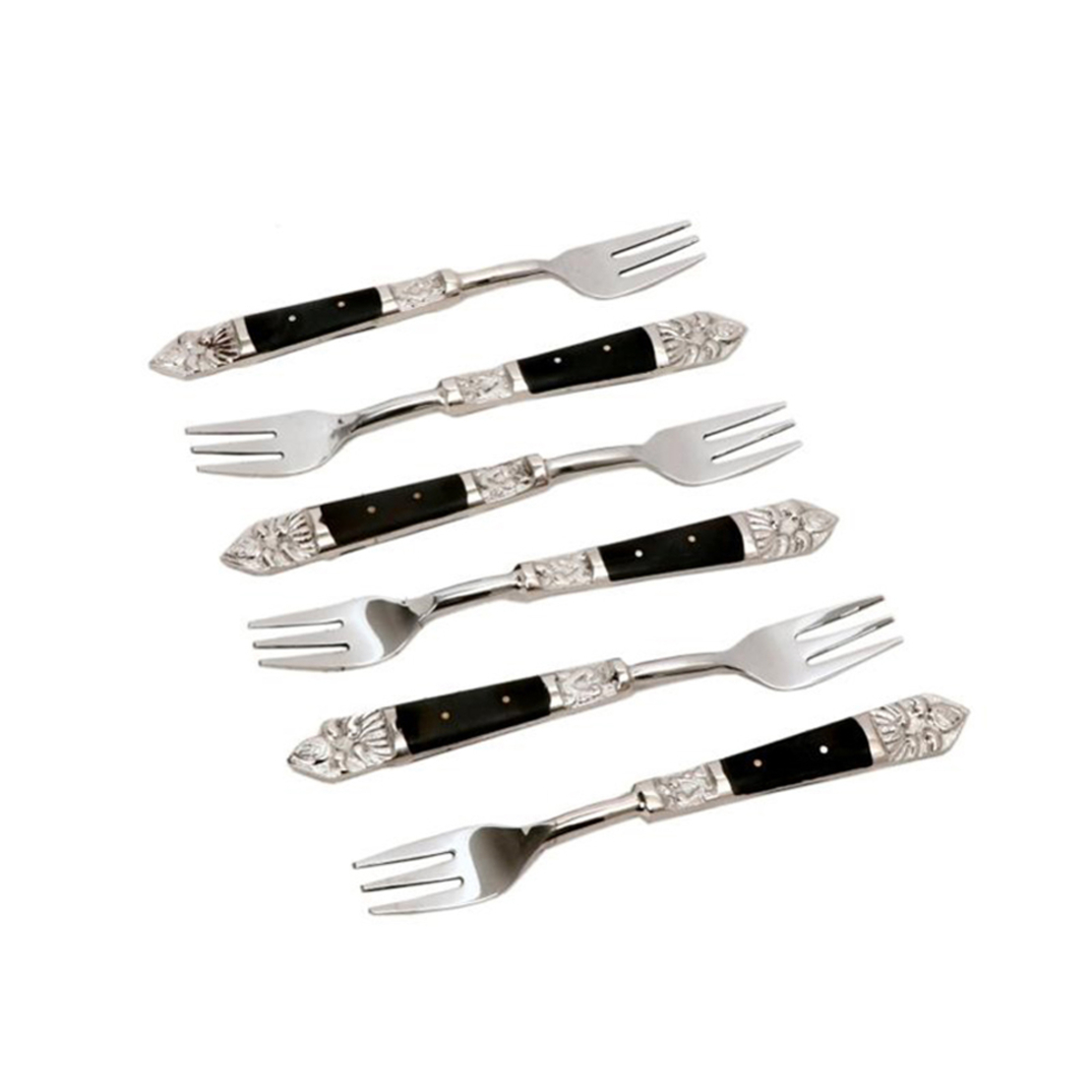 ROYAL FORK STEEL RESIN BLACK 15x2xH1cm IN