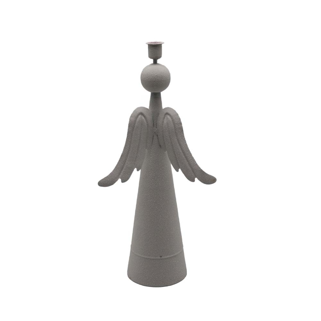 ESPIR CHRISTMAS DECORATION ANGEL 20.5x11x42.5 METAL WHITE