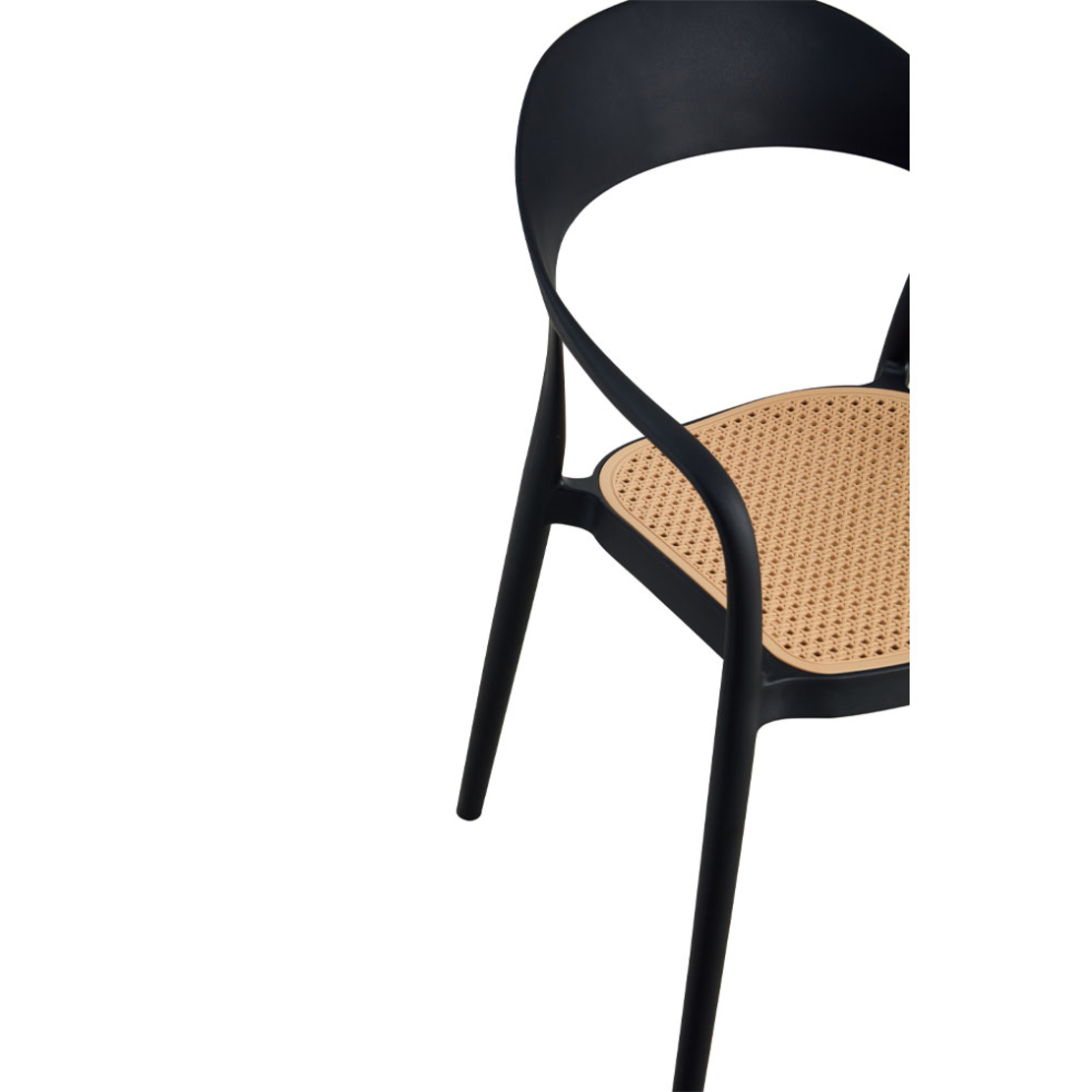 BISTROT CHAIR PP BLACK NATURAL PRC