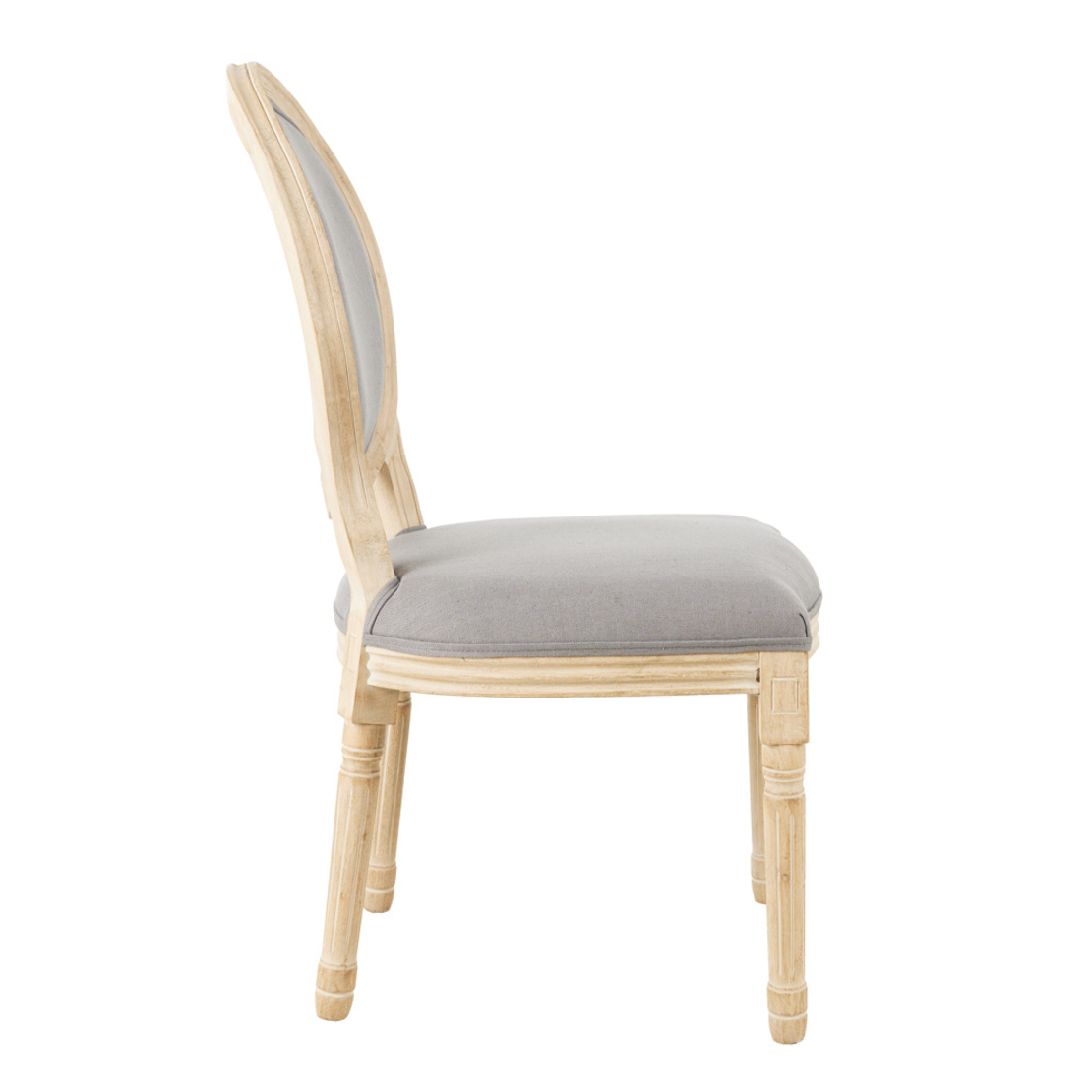 LUDOVIQUE CHAIR WOOD BIRCH GREY WOOD RUBBERWOOD NATURAL PRC