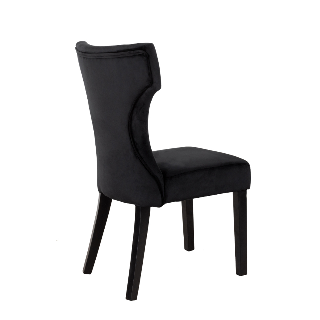 TORRO CHAIR FABRIC BLACK WOOD BLACK E1 PRC
