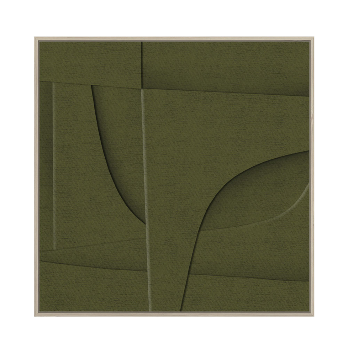 ACETE 2 PAINTING MDF OLIVE GREEN PVC BOARD FRAME N