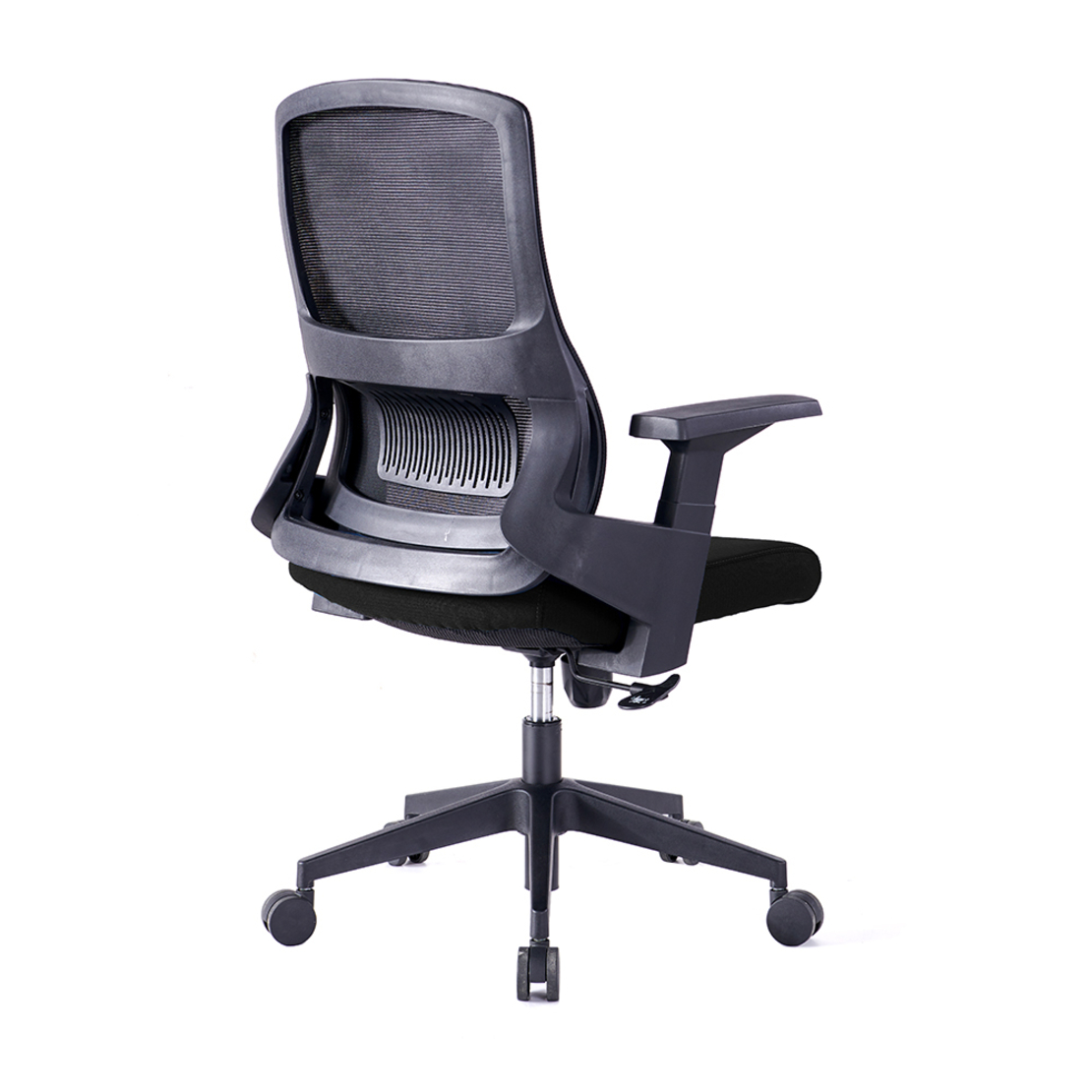 STABILO CHAIR DESK FABRIC BLACK 47,5x43xH110cm E1 PRC