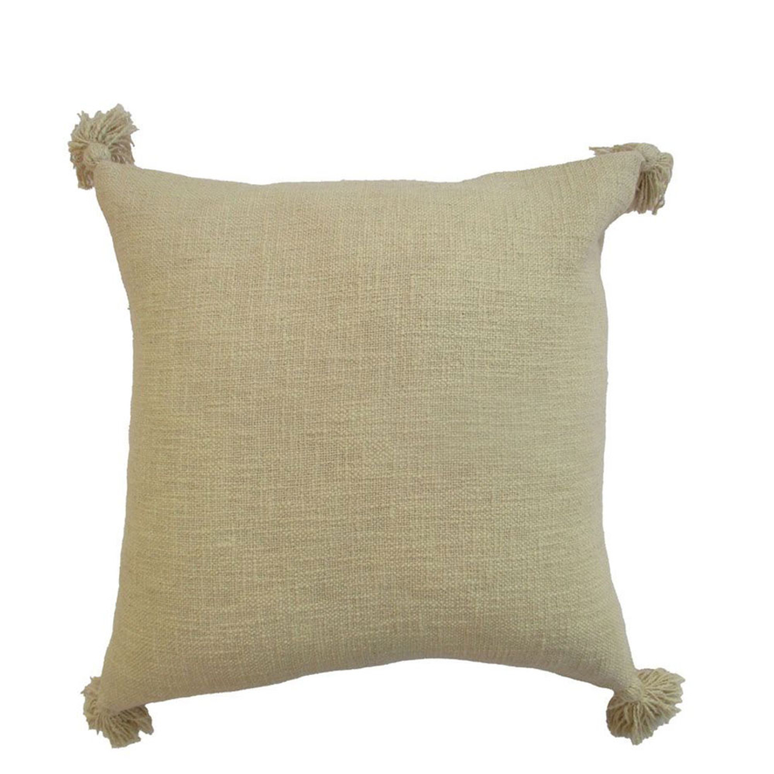 NIHAL DECOR CUSHION 45x45 FABRIC BEIGE POLYESTER