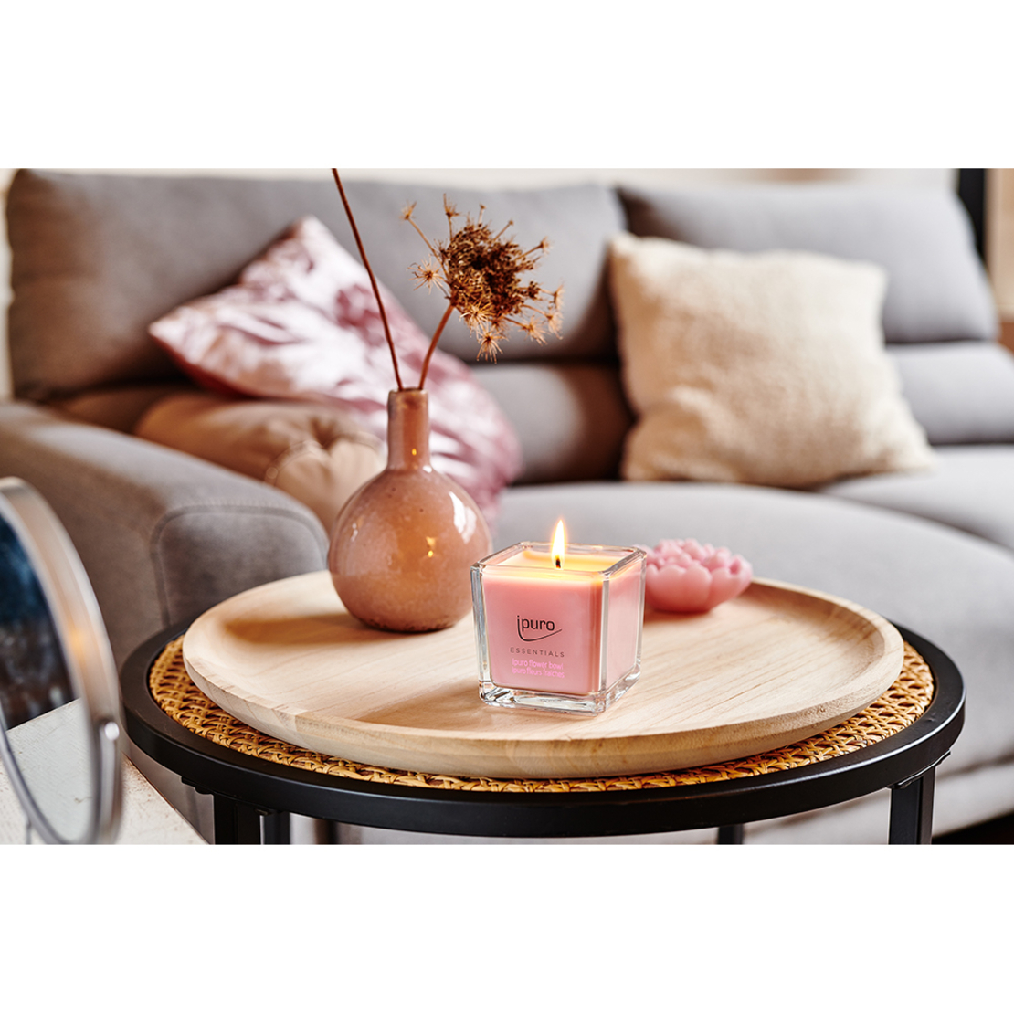 IPURO ESSENTIALS FLOWER BOWL CANDLE 125gr