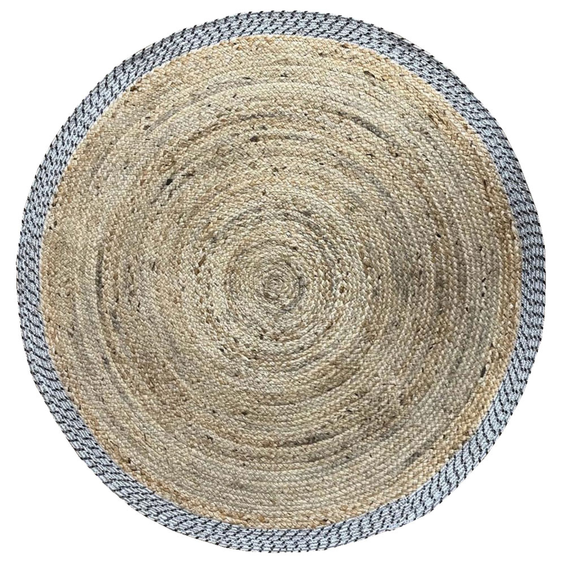 INES CARPET ROUND GREY D180cm IN