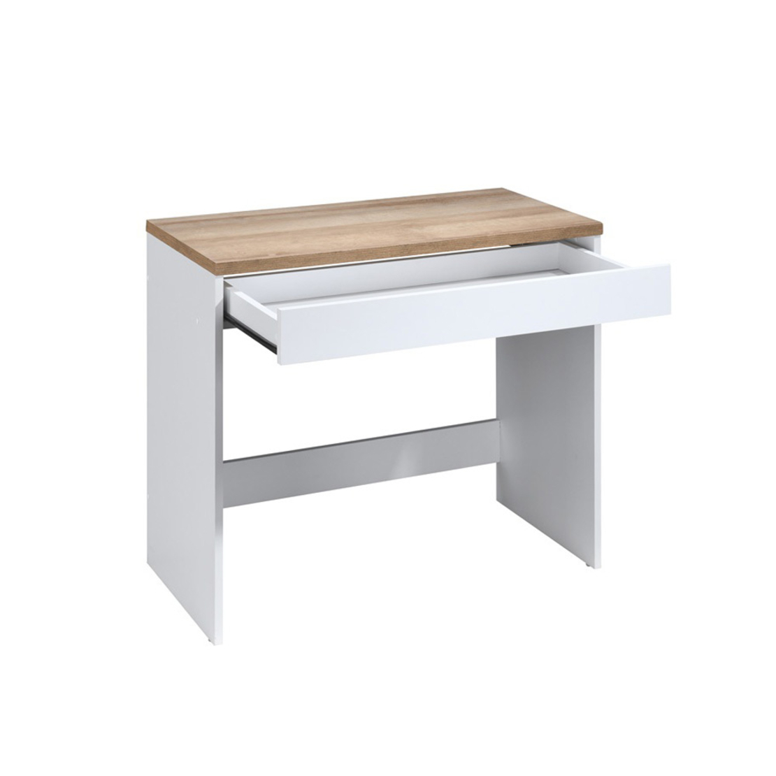 PRACTICO DESK 1DRAWER CHIPBOARD WITH MELAMINE CARTA WHITE NATURAL 80x40xH76cm E1 MY