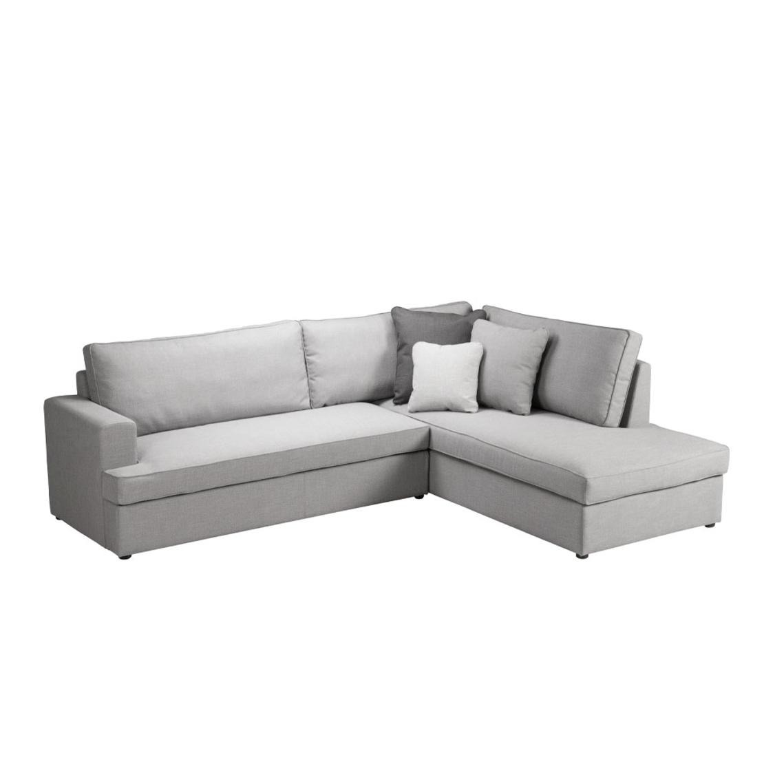 REMIX SOFA CORNER RIGHT EASY CLEAN FABRIC GREY E1 EU