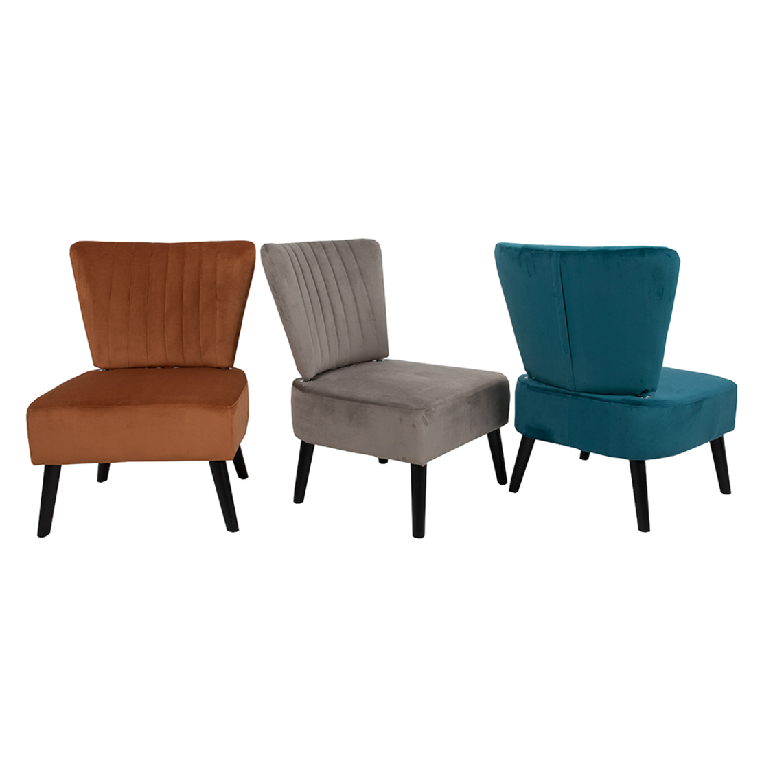 CULT ARMCHAIR FABRIC RUST RED WOOD RUBBERWOOD BLACK E1 PRC