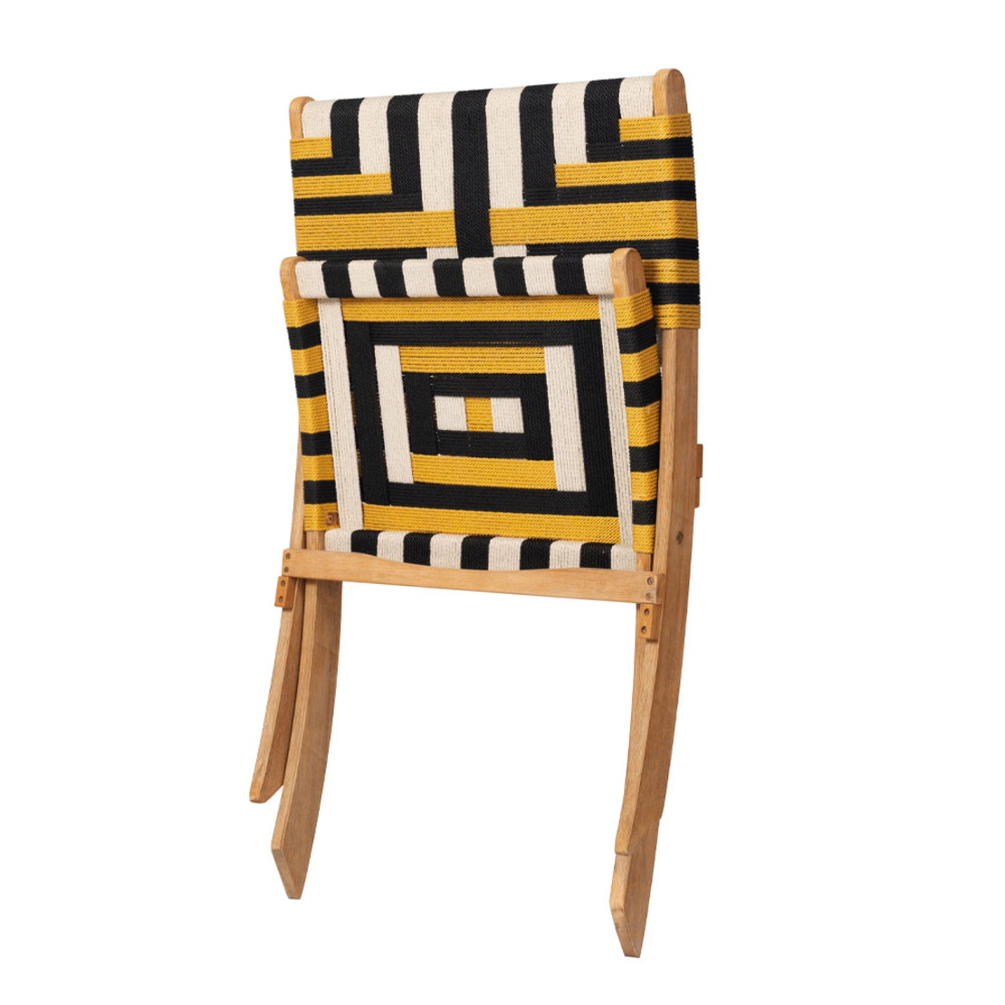 VERANO CHAIR FOLDING ROPE MULTICOLOR NATURAL 78x60xH72,5cm VN