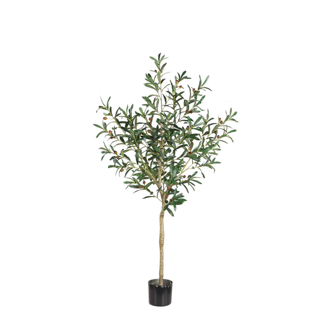 OLIVE TREE ARTIFICIAL PLANT IN POT GREEN BLACK H15