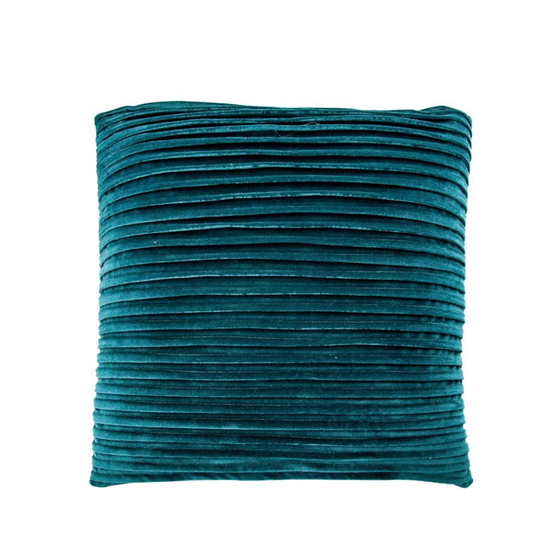 PLISSE DECOR CUSHION VELVET PETROL 45x45cm PRC