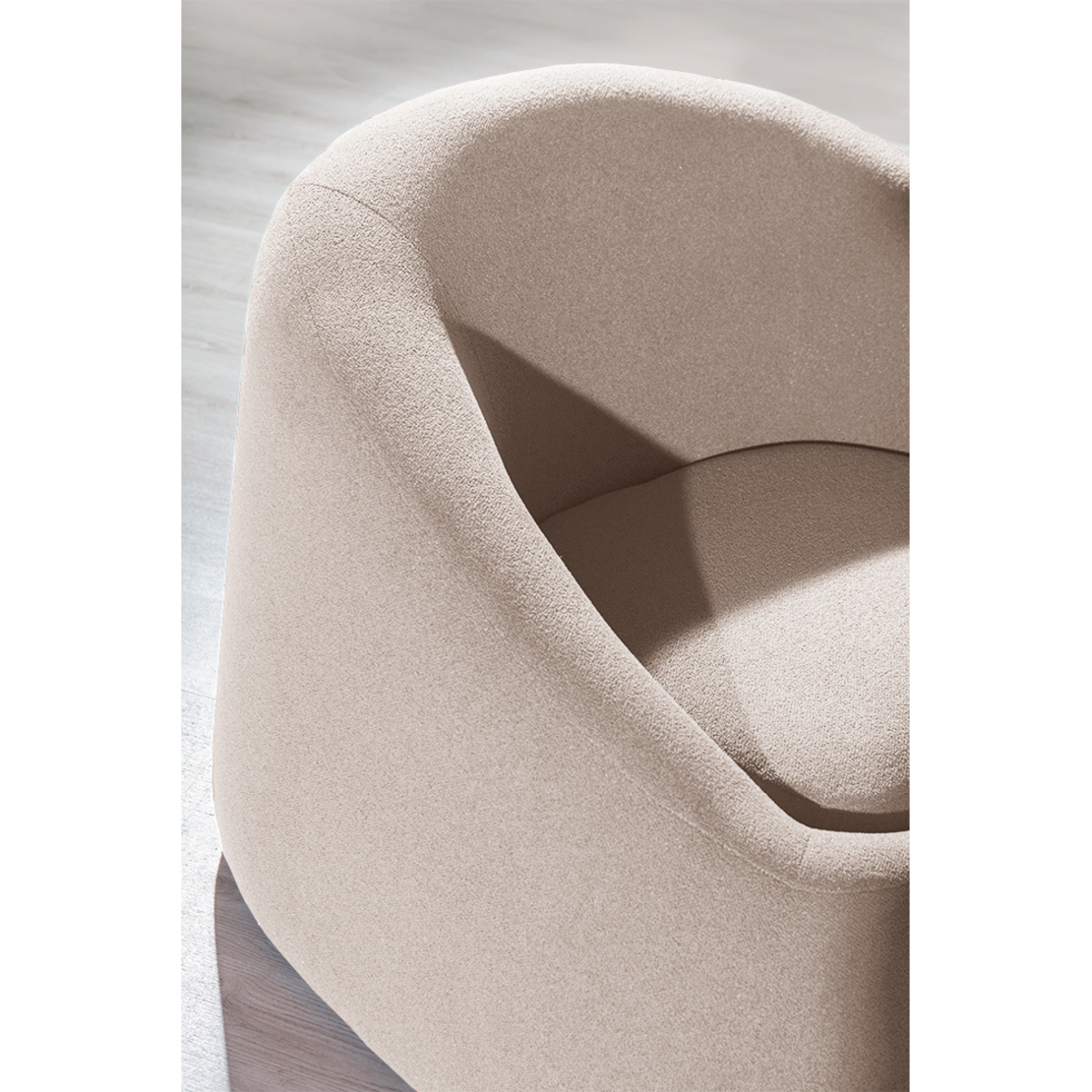 PUFFY ARMCHAIR FABRIC CREAM TR