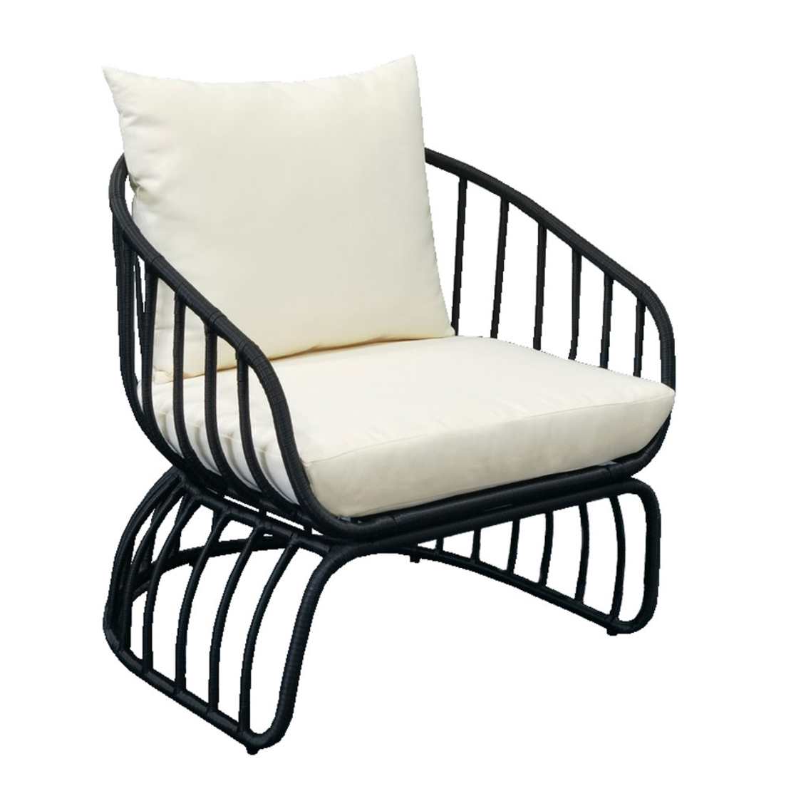 MISA ARMCHAIR RATTAN BLACK 78x85xH75cm PRC