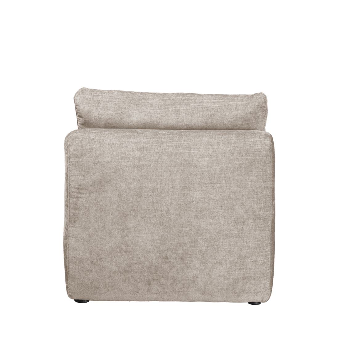 BOX ARMCHAIR EASY CLEAN FABRIC BEIGE E1 EU