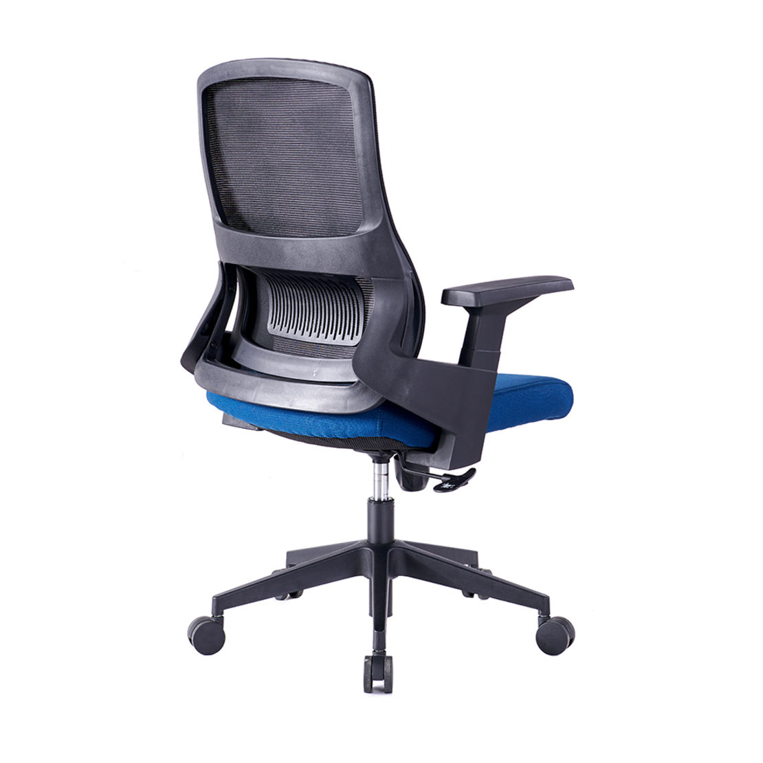STABILO CHAIR DESK FABRIC BLACK BLUE 47,5x43xH110cm E1 PRC