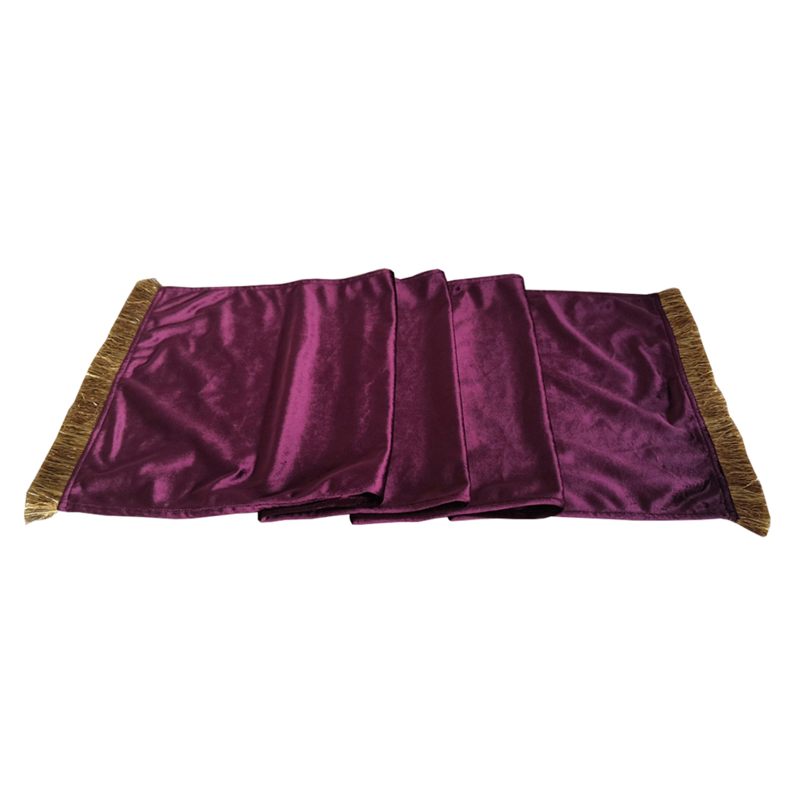 GLORY DECO RUNNER FABRIC BORDEAUX GOLD 40x150 PRC