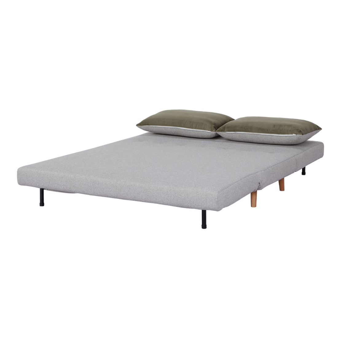 RAFAL SOFA BED 2SEAT FOLDING FABRIC GREZ OLIVE GREEN E1 PRC
