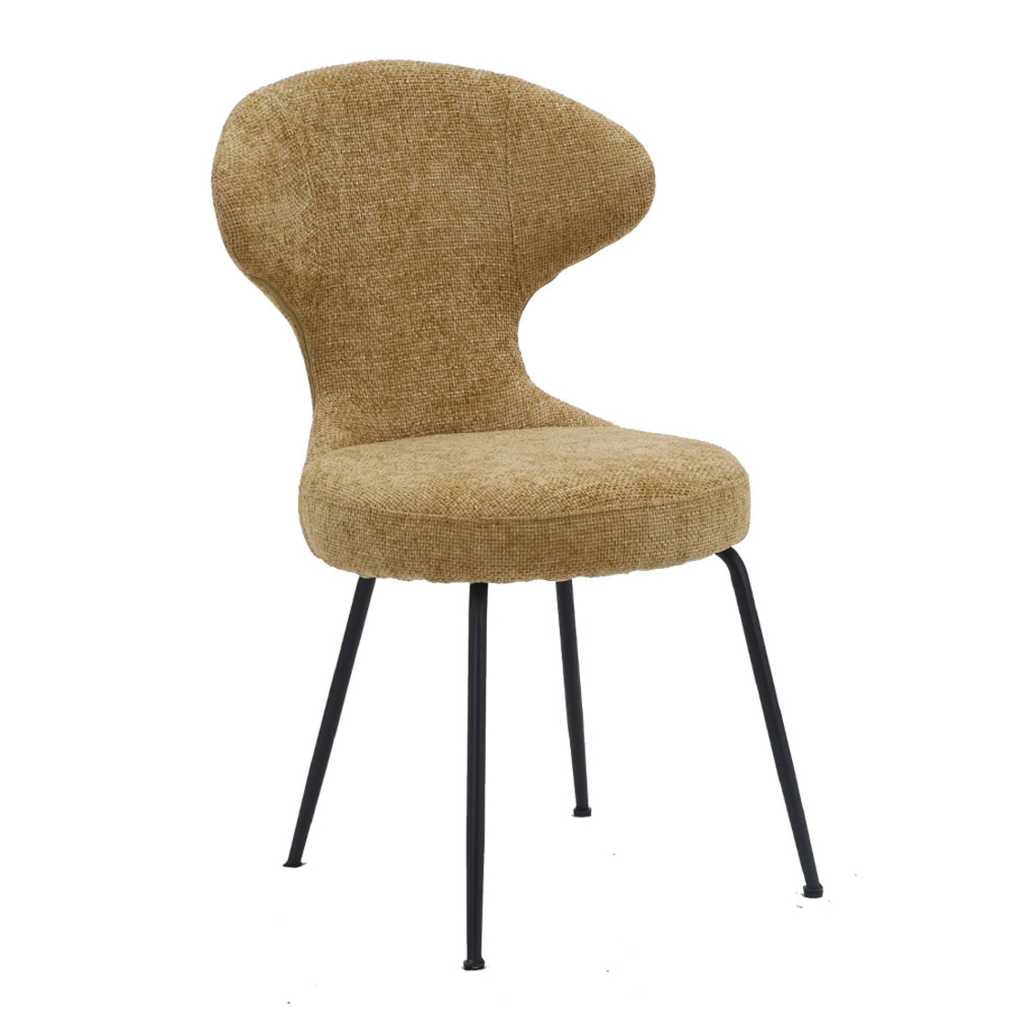 FUNGO CHAIR FABRIC LEMON METAL BLACK E1 PRC