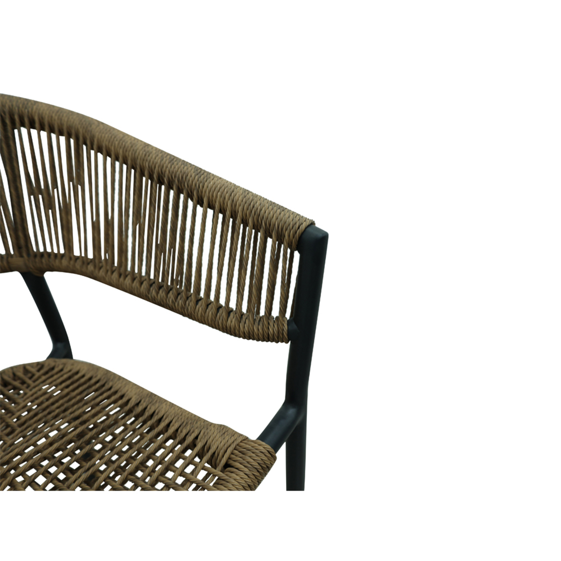 BREEZE CHAIR ALUMINIUM BLACK WALNUT 56x60x78 PRC