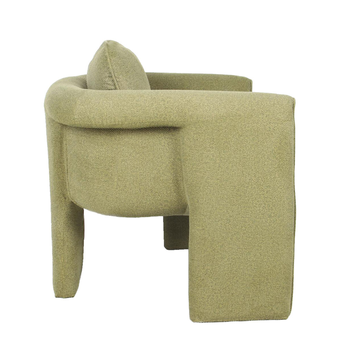 LOOP ARMCHAIR FABRIC LIME E1 PRC