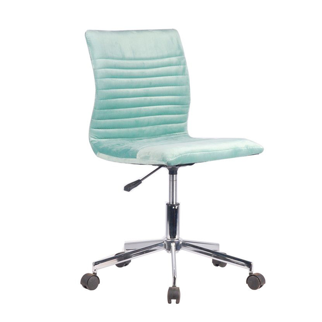 PEPPA CHAIR DESK FABRIC MINT METAL 44x56,5xH92cm E1 PRC