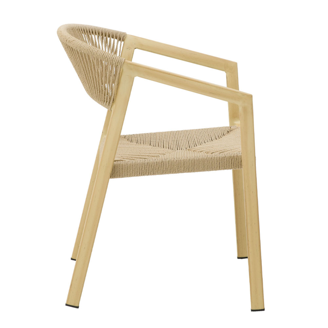 WIZARD ARMCHAIR ALUMINIUM NATURAL 56x59,5xH80cm PRC