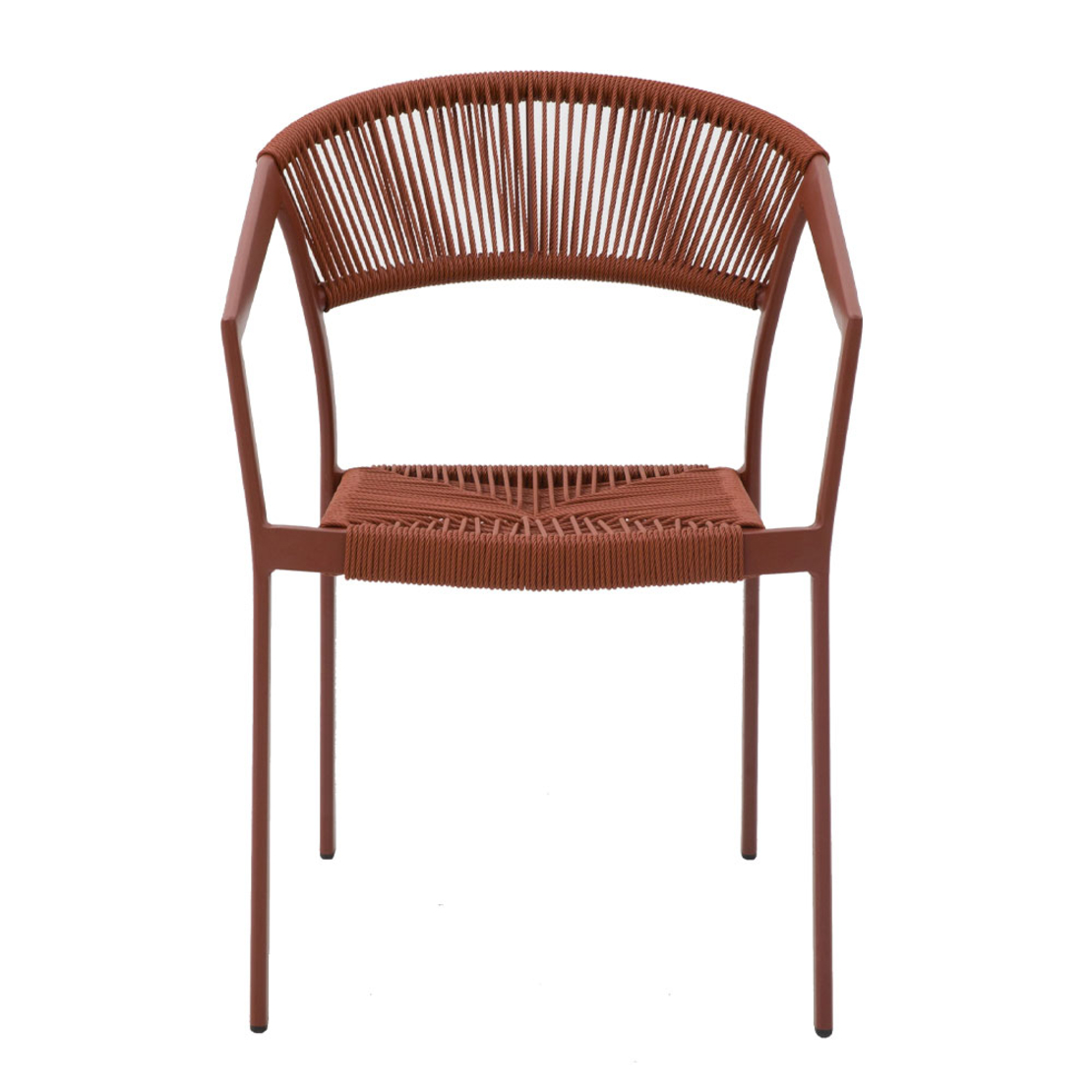 MAGIC ARMCHAIR ALUMINIUM TERRACOTTA 56x59,5xH80cm PRC