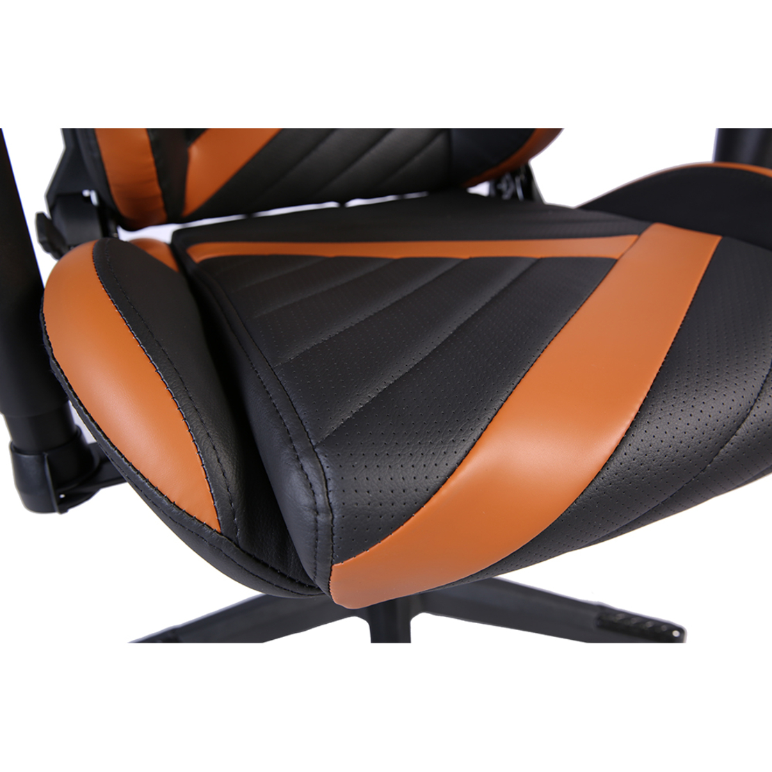 DYSKORD GAMING CHAIR DESK FABRIC BLACK NYLON CAMEL METAL 50x74xH137cm PRC