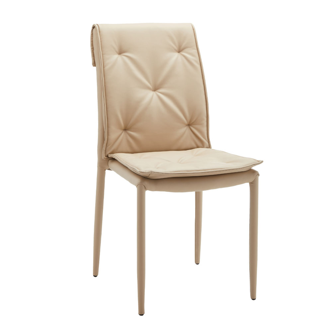 PILLOW CHAIR FABRIC BEIGE METAL E1 PRC
