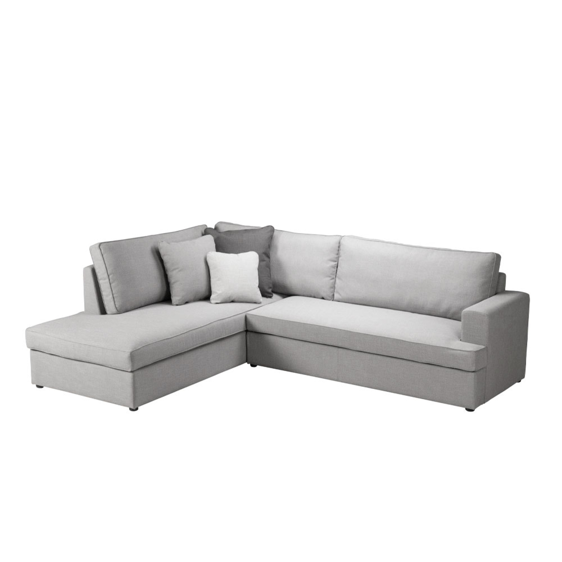 REMIX SOFA CORNER LEFT EASY CLEAN FABRIC GREY E1 EU