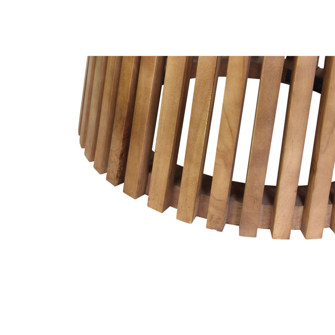 TORRE TABLE WOOD ACACIA WALNUT IN