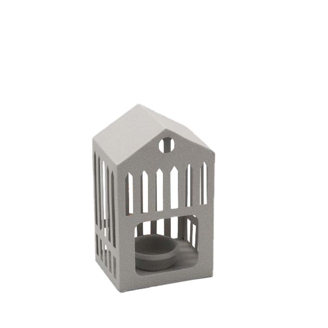 CASA CHRISTMAS DECORATION FOR CANDLE 9x7.4x15 METAL WHITE