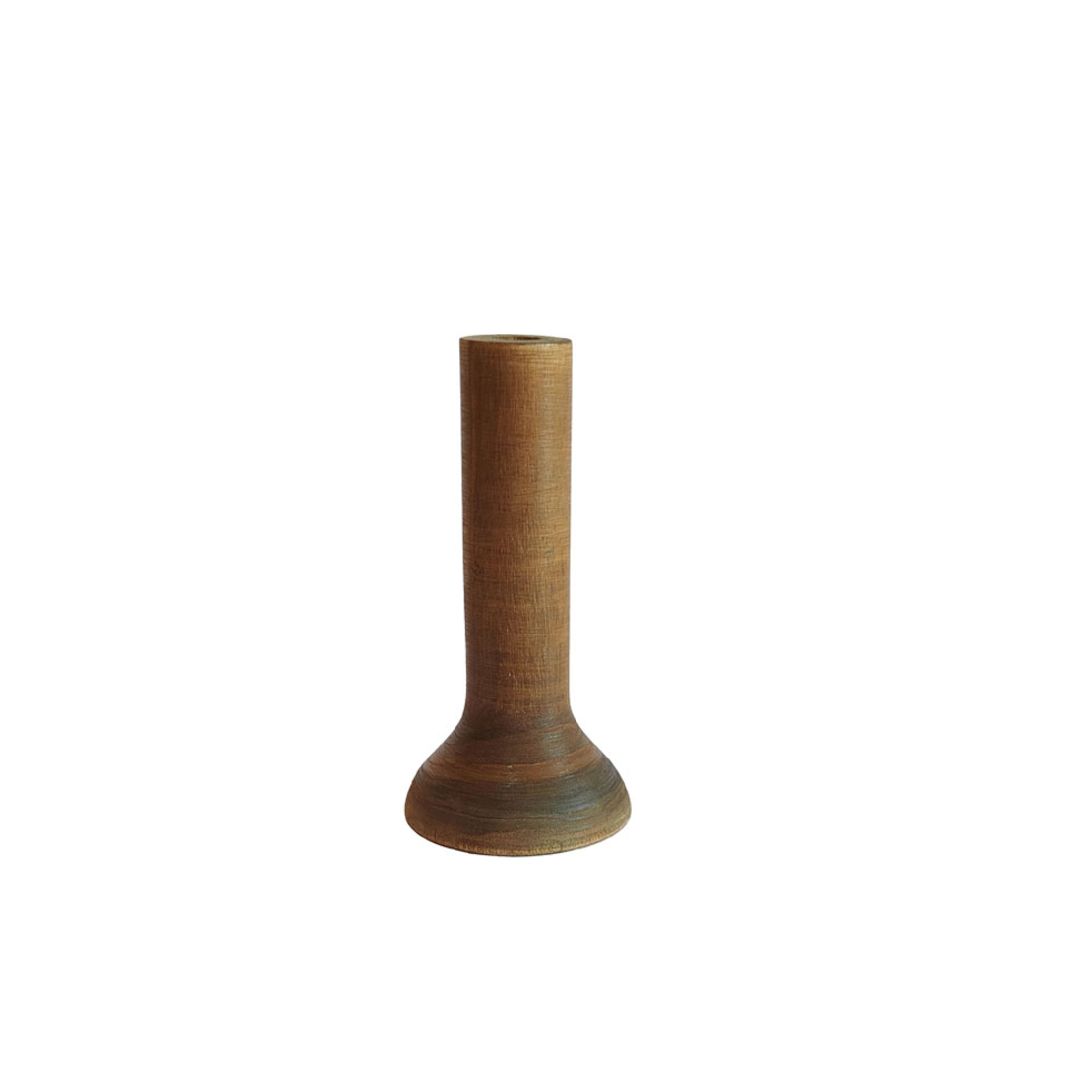 CEDAR VASE WOOD BROWN 12x12xH25cm PRC