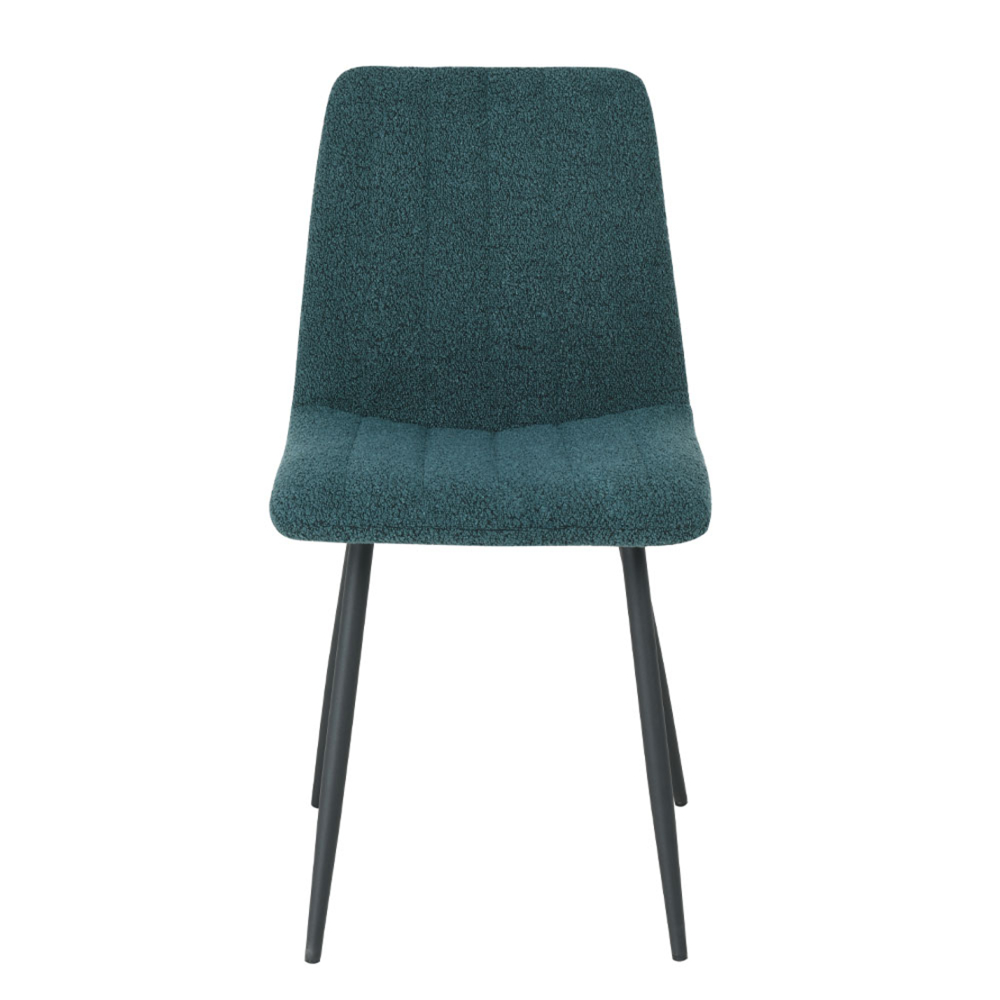 PRAGA CHAIR FABRIC PETROL METAL BLACK E1 PRC