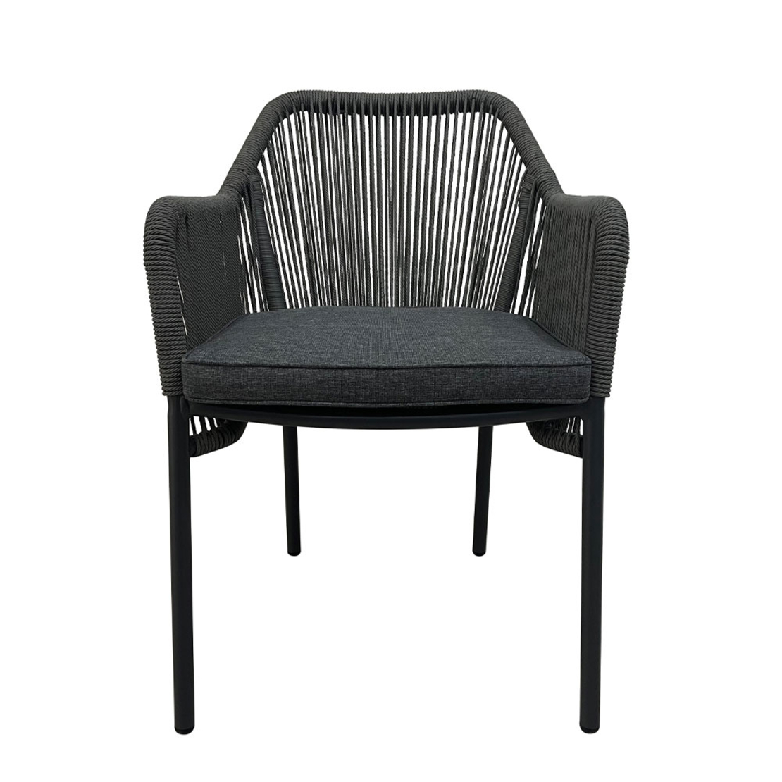 CELIA CHAIR ALUMINIUM GREY 56x67x80 PRC