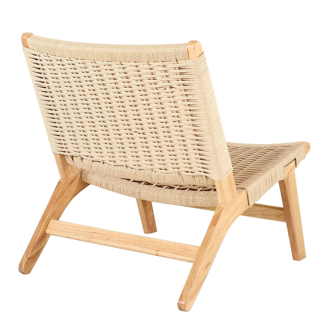 OMA ARMCHAIR WOOD RUBBERWOOD NATURAL WATER ROPE PRC