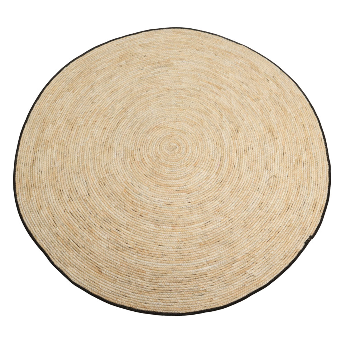BATAN CARPET SEAGRASS NATURAL BLACK 120x120cm PRC