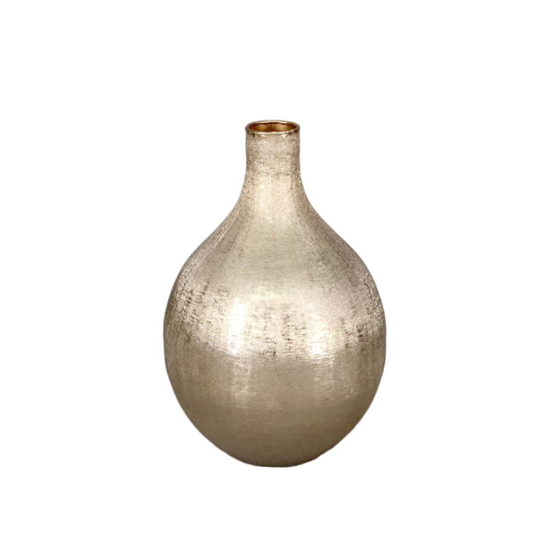 VERGE 1 VASE ALUMINIUM GOLD D20,5xH28cm IN