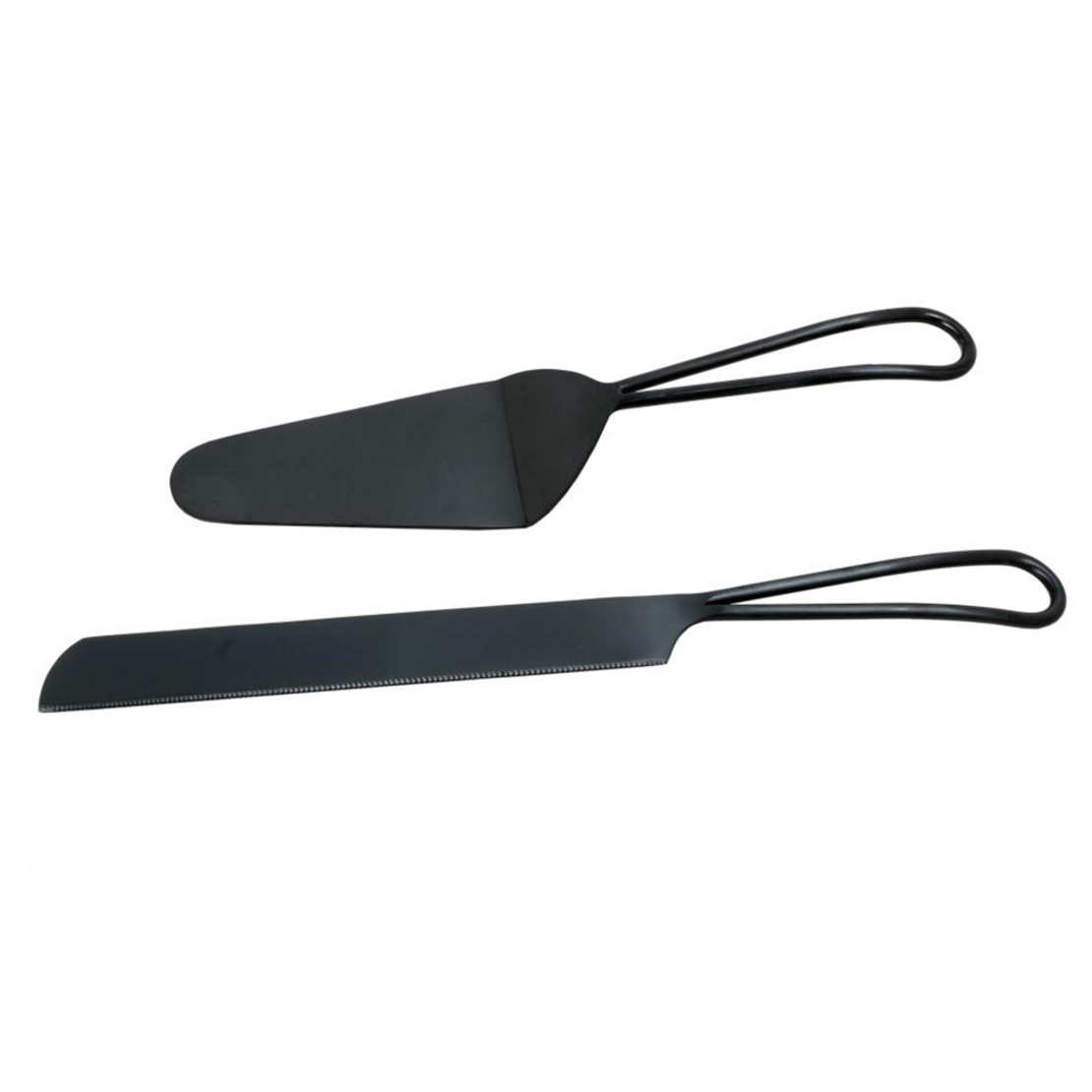 MATT SERVING SET STEEL BLACK 30x6xH2cm IN