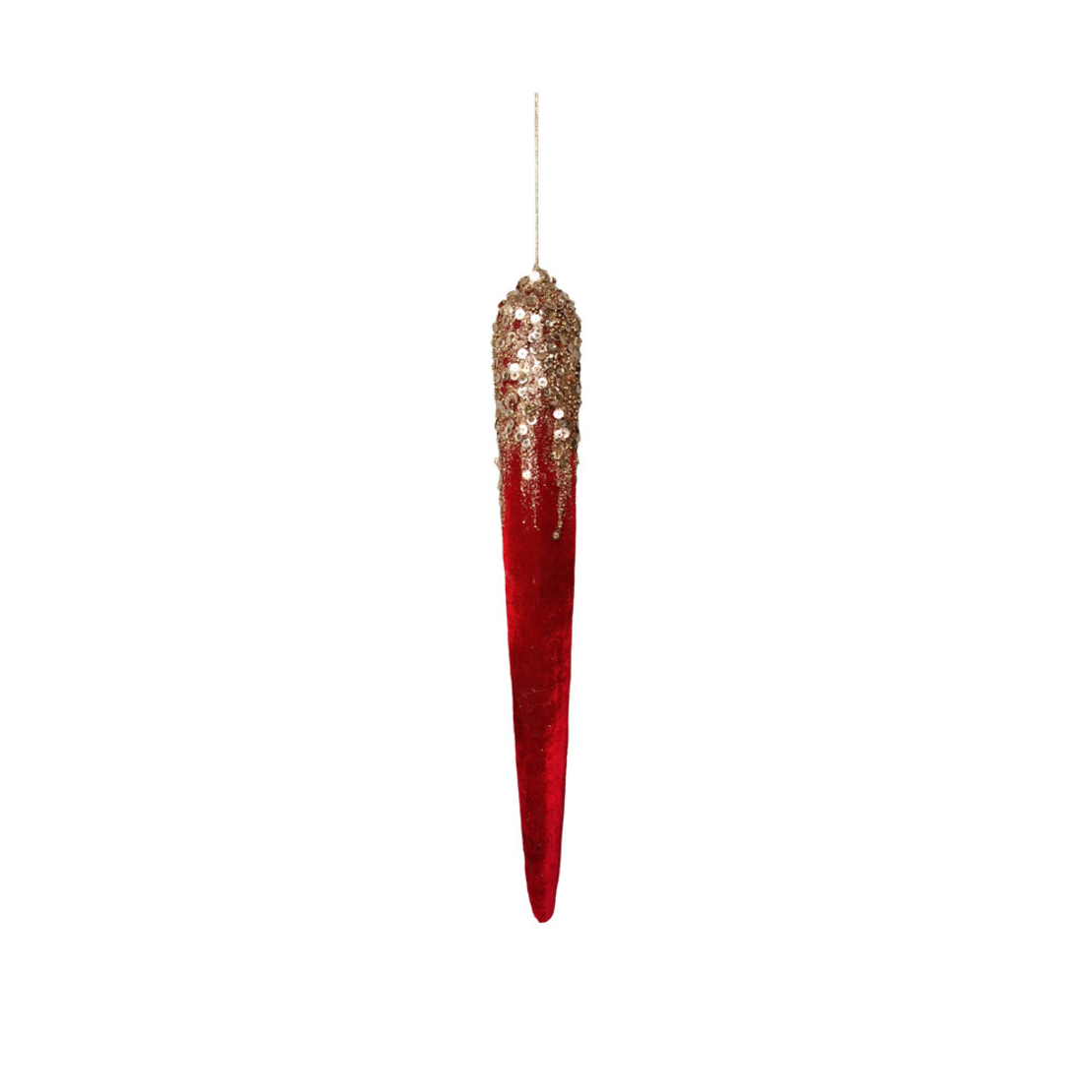 XMAS TEARDROP ROYAL A DECO RED PRC