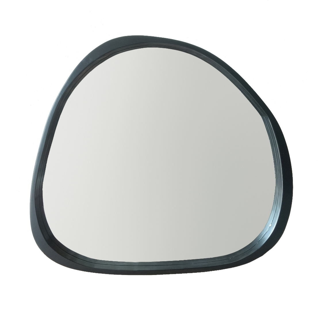 SALOMONE MIRROR WOOD BLACK MAT 77x71cm PRC