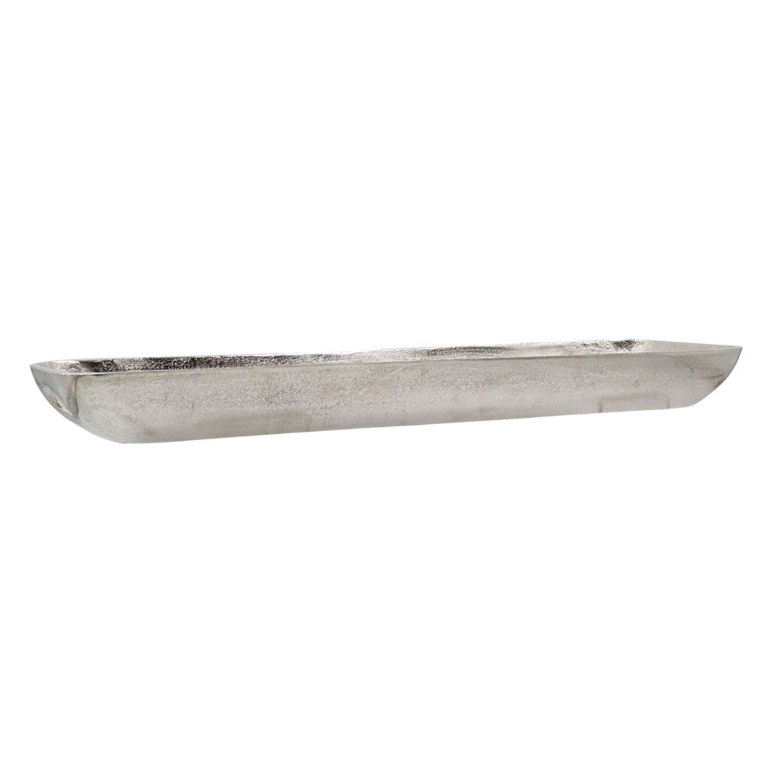 VOBIS TRAY ALUMINIUM SILVER 50x16xH7cm IN