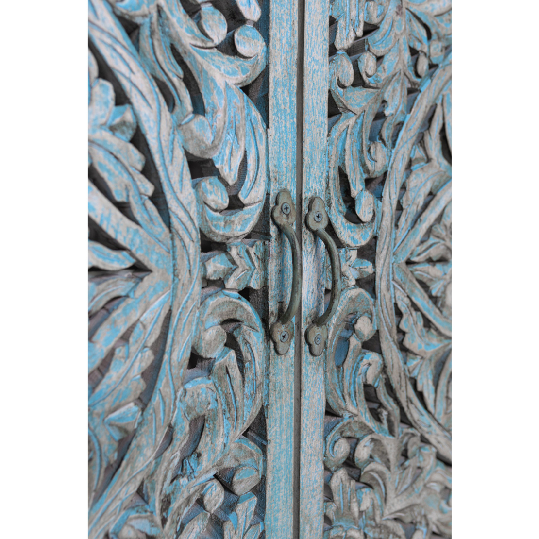 KRISNA SIDEBOARD WOOD MANGO MINT ANTIQUE WASHED 150x45xH86cm IN