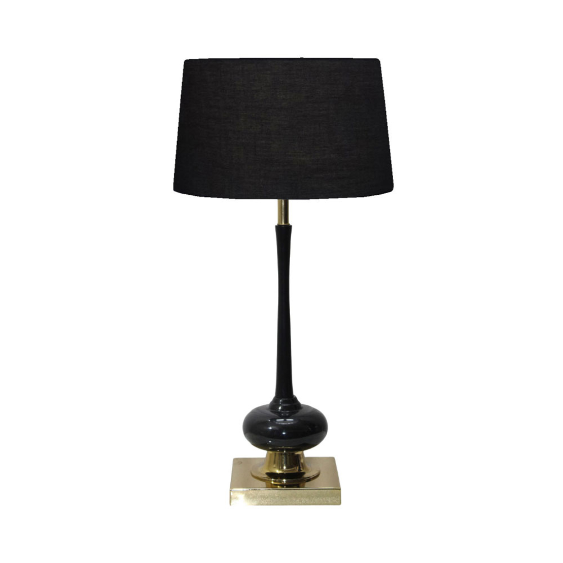 CAMILLE LAMP TABLE BLACK BLACK 38x38xH71cm CE IN