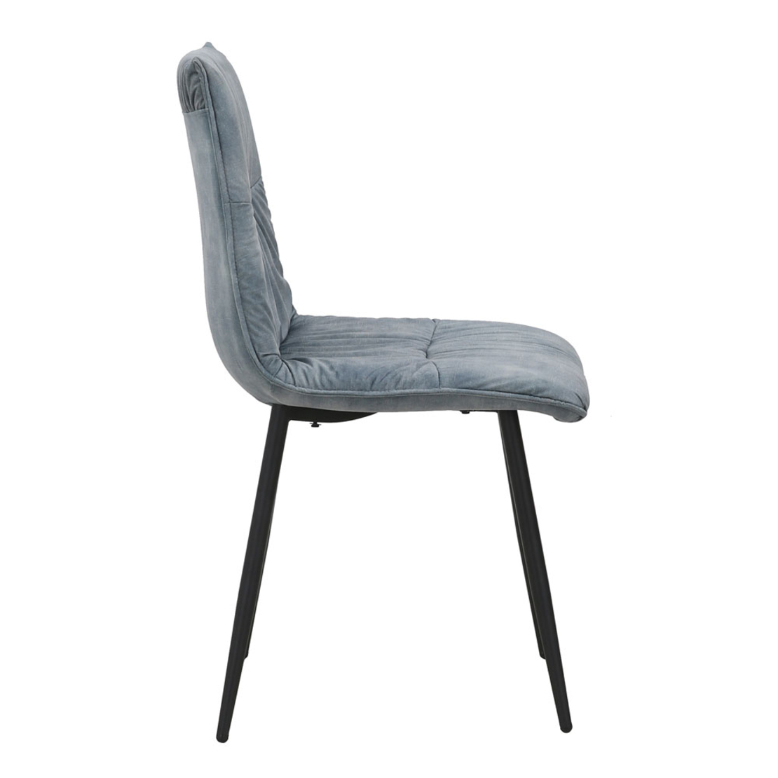 LINEA CHAIR FABRIC WATER GREEN METAL BLACK E1 PRC