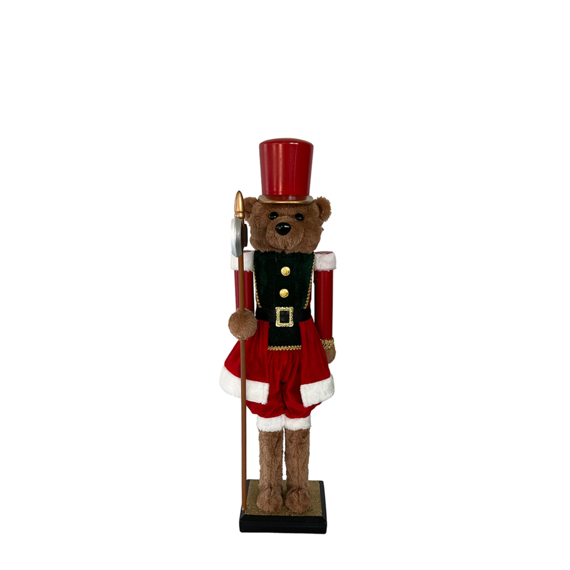 XMAS KETH 40 DECO RED GREEN BROWN H40cm PRC