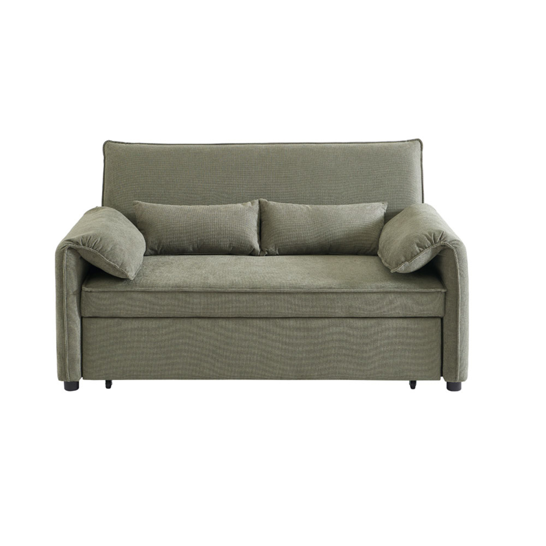 RUBIK SOFA BED 3SEAT FABRIC GREEN FABRIC E1