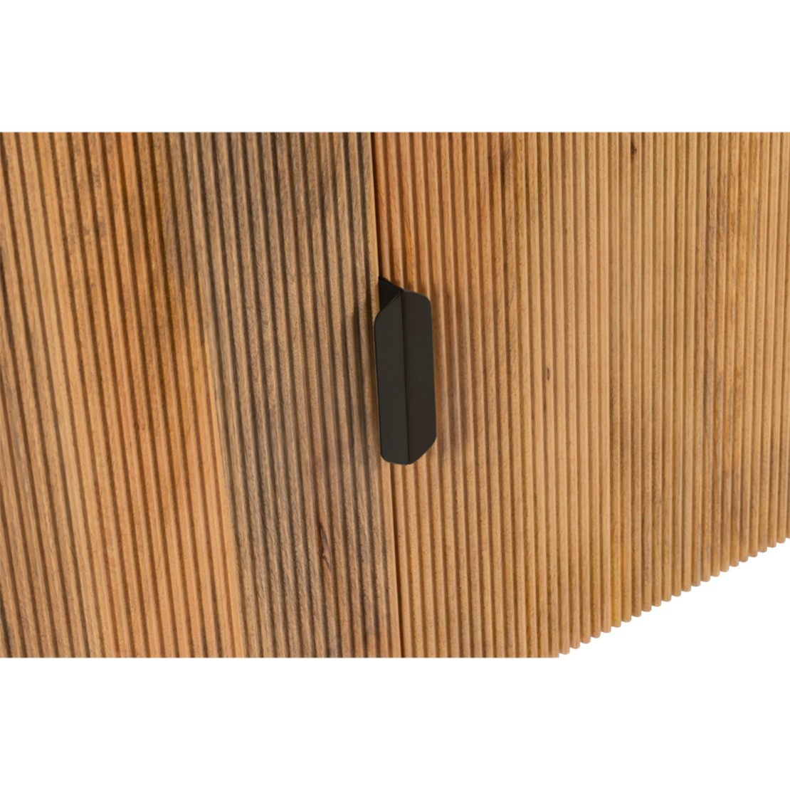 ORGANIC BITTER SIDEBOARD 4DOORS WOOD MANGO WALNUT WHITE MARBLE 165x45x75 IN
