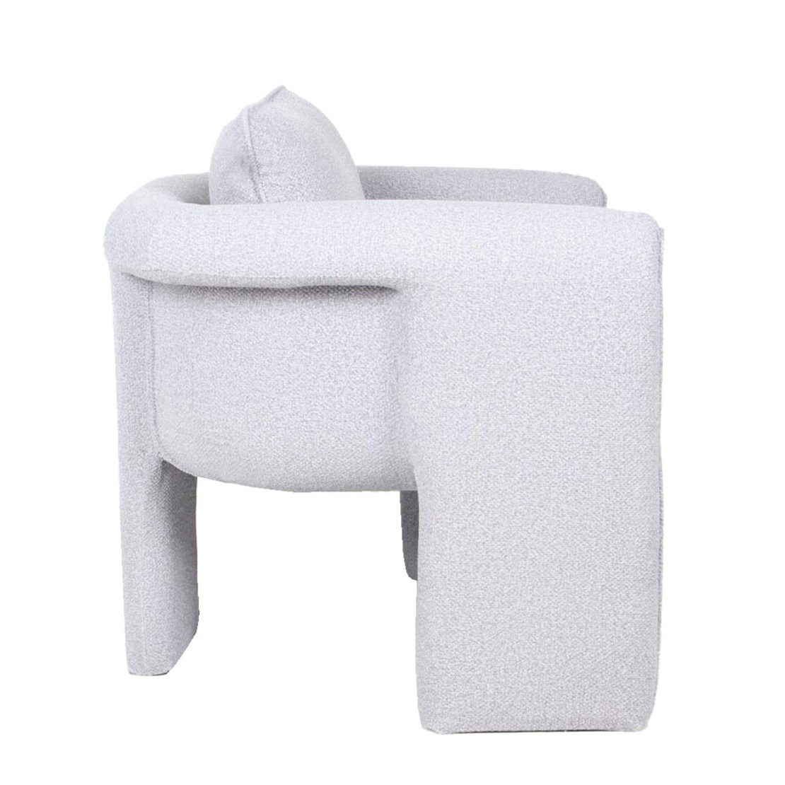 LOOP ARMCHAIR FABRIC GREY E1 PRC